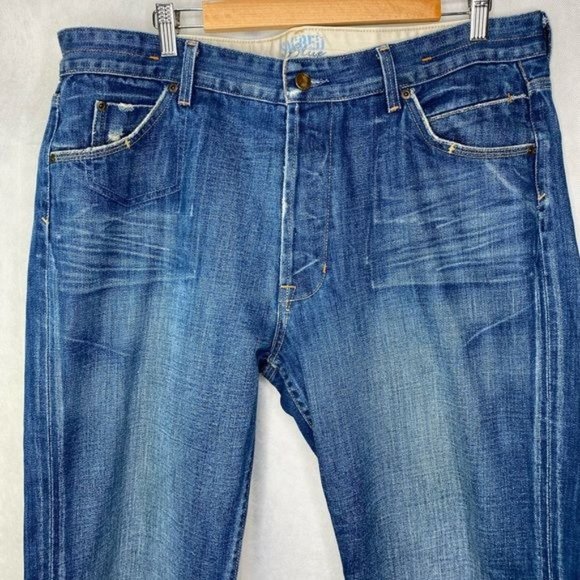 Sacred Blue mens vintage jeans relaxed baggy 80’s 90’s size 38 Made in USA - Picture 2 of 15